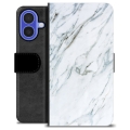 iPhone 16 Premium Portemonnee Hoesje - Marmer