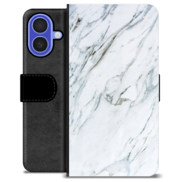 iPhone 16 Premium Portemonnee Hoesje - Marmer