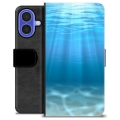 iPhone 16 Premium Portemonnee Hoesje - Zee