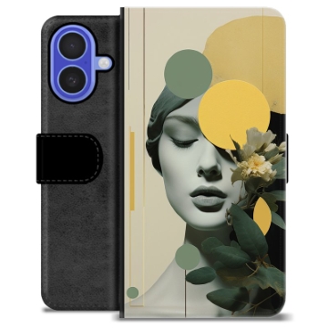 iPhone 16 Premium Portemonnee Hoesje - Vintage Stemming