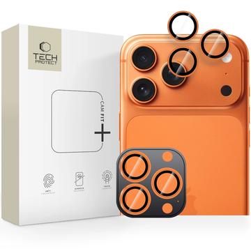 iPhone 16 Pro/16 Pro Max/17 Pro/17 Pro Max Tech-Protect Cam Ring Fit+ Camera Lens - Oranje