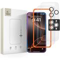 iPhone 16 Pro/17 Pro Tech-Protect Supreme Beschermingsset - Doorzichtig