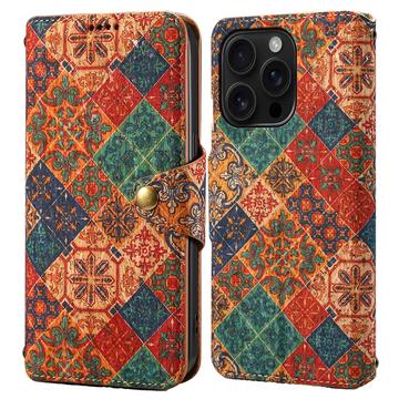 iPhone 16 Pro Vier Seizoenen Portemonnee Hoesje - Winter