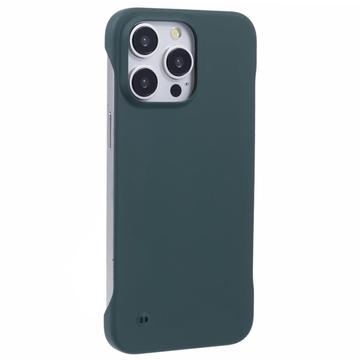 iPhone 16 Pro Frameloze Plastic Hoesje - Donkergroen