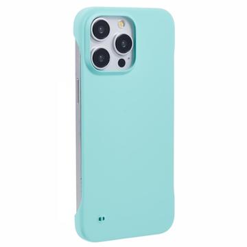 iPhone 16 Pro Frameloze Plastic Hoesje - Lichtcyan