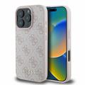 iPhone 16 Pro Guess 4G Metal Gold Logo Hybride Hoesje