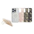iPhone 16 Pro Guess gegalvaniseerd statief cameraframe MagSafe hoesje met verwisselbare achtergronden