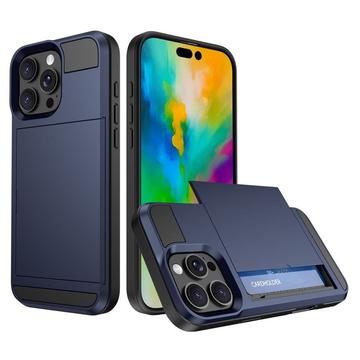 iPhone 16 Pro Max Hybride Hoesje met Schuifkaarthouder