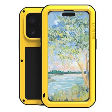 iPhone 16 Pro Max Love Mei Powerful Hybride Hoesje - Geel