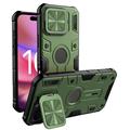 iPhone 16 Pro Max Nillkin CamShield Armor Prop Hybride Hoesje - MagSafe Compatibel - Groen