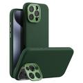 iPhone 16 Pro Max Nillkin LensWing Pro Vloeibare siliconen hoesje - MagSafe compatibel - Groen