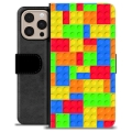iPhone 16 Pro Max Premium Portemonnee Hoesje - Blokken
