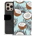 iPhone 16 Pro Max Premium Portemonnee Hoesje - Kokosnoot