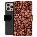 iPhone 16 Pro Max Premium Portemonnee Hoesje - Koffiebonen