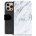 iPhone 16 Pro Max Premium Portemonnee Hoesje - Marmer