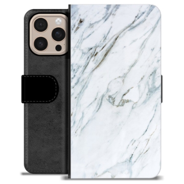 iPhone 16 Pro Max Premium Portemonnee Hoesje - Marmer
