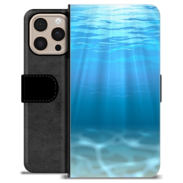 iPhone 16 Pro Max Premium Portemonnee Hoesje - Zee