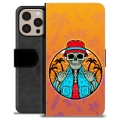 iPhone 16 Pro Max Premium Portemonnee Hoesje - Skelet Zomer