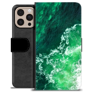 iPhone 16 Pro Max Premium Portemonnee Hoesje - Golven