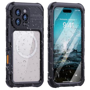 iPhone 16 Pro Max Shellbox M-serie IP68 Waterdichte Hoesje - Duikhoes met MagSafe-compatibiliteit