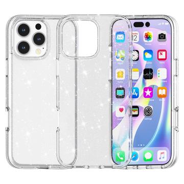 iPhone 16 Pro Max Stylish Glitter Series Hybride Hoesje