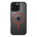 iPhone 16 Pro Max Tactical MagForce Hyperstealth 2.0 MagSafe hoesje - Zwart / Rood