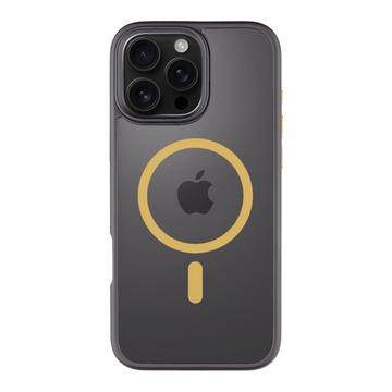 iPhone 16 Pro Max Tactical MagForce Hyperstealth 2.0 MagSafe hoesje - Zwart / Geel