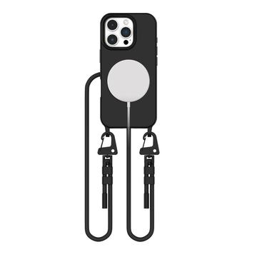 iPhone 16 Pro Max Tech-Protect MagNecklace MagSafe hoesje - Zwart