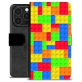 iPhone 16 Pro Premium Portemonnee Hoesje - Blokken