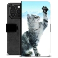 iPhone 16 Pro Premium Portemonnee Hoesje - Kat
