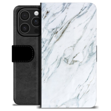 iPhone 16 Pro Premium Portemonnee Hoesje - Marmer