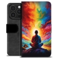 iPhone 16 Pro Premium Portemonnee Hoesje - Meditatie