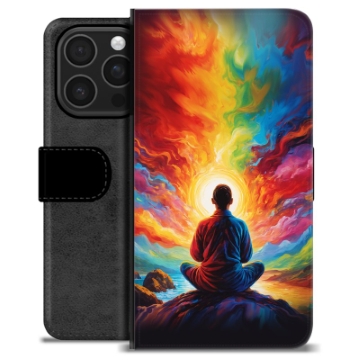 iPhone 16 Pro Premium Portemonnee Hoesje - Meditatie