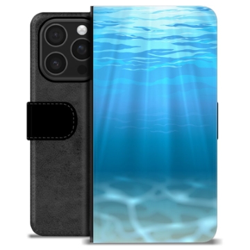 iPhone 16 Pro Premium Portemonnee Hoesje - Zee