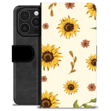 iPhone 16 Pro Premium Portemonnee Hoesje - Zonnebloem
