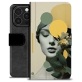iPhone 16 Pro Premium Portemonnee Hoesje - Vintage Stemming