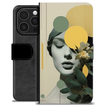 iPhone 16 Pro Premium Portemonnee Hoesje - Vintage Stemming