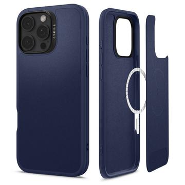 iPhone 16 Pro Spigen Cyrill Kajuk Mag Hybride Hoesje - Donkerblauw