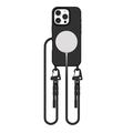 iPhone 16 Pro Tech-Protect MagNecklace MagSafe hoesje - zwart