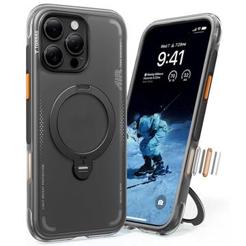 iPhone 16 Pro Torras Ostand Q3 Air MagSafe hoesje - Zwart