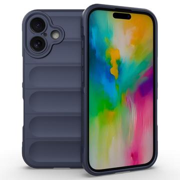 iPhone 16 Rugged TPU Hoesje - Donkerblauw