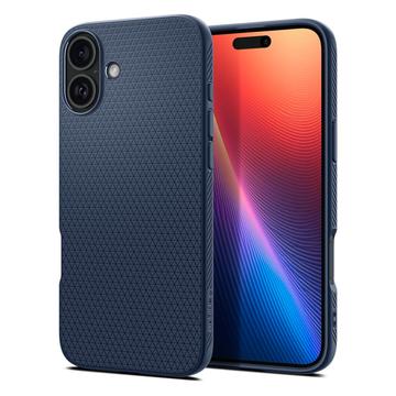 iPhone 16 Spigen Liquid Air TPU Hoesje - Navy Blauw