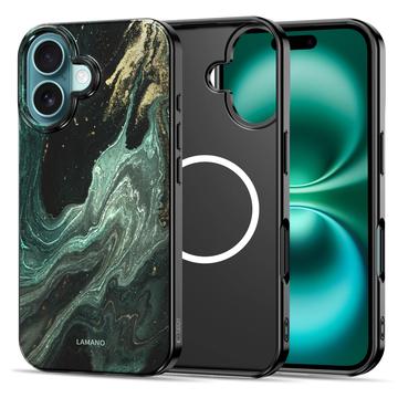 iPhone 16 Tech-Protect Lamano MagSafe hoesje - Groene Aura