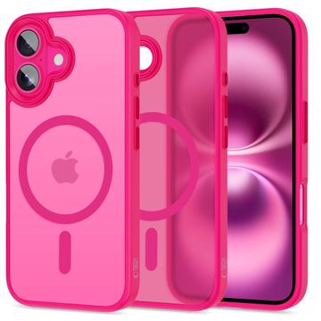 iPhone 16 Tech-Protect Magmat Hoesje - MagSafe-compatibel - Felroze