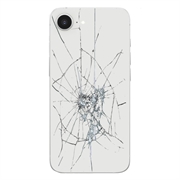 iPhone 16e Back Cover Repair - Glass Only - Wit
