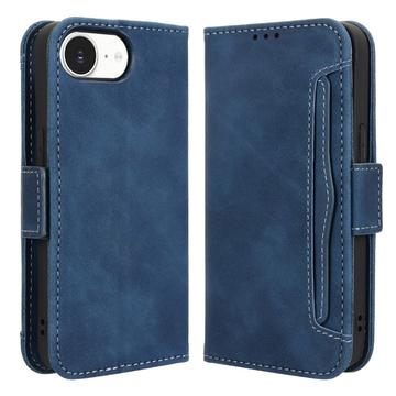 iPhone 16e kaarthouder portemonnee hoesje - Blauw
