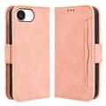 iPhone 16e/17e kaarthouder portemonnee hoesje - Roze