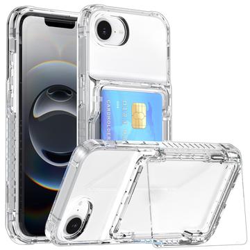 iPhone 16e Transparante Hoesje met Kaarthouder