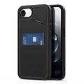 iPhone 16e Dux Ducis Rafi II Magnetische hoes met kickstand en kaartsleuven - Zwart