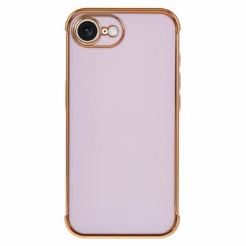 iPhone 16e Gegalvaniseerd Schokbestendig TPU Hoesje - Paars